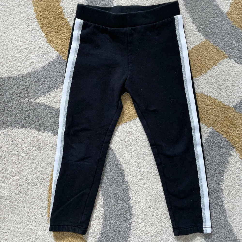 H&M striped leggings, size 2-3y